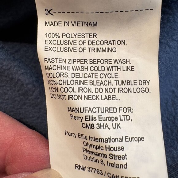 Callaway Golf Quarter-Zip Performance Pullover Blue Size L - Picture 4 of 8